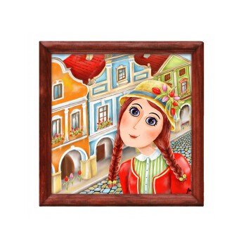 Pictures of ceramic large in frame