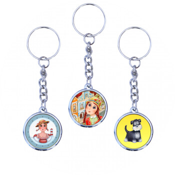 Metal keychains