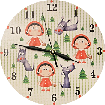 Little Red Riding Clock