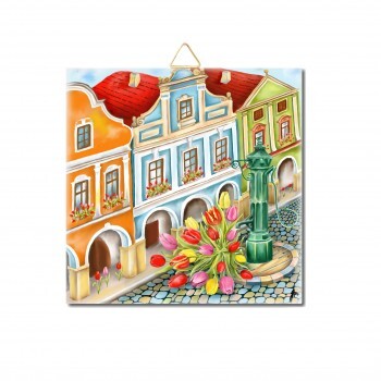 Telč tulipány