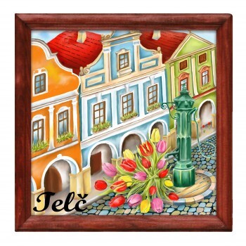 Telč tulipány - název