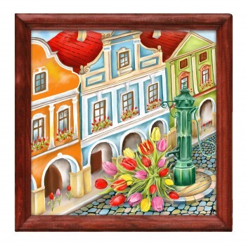 Telč tulipány