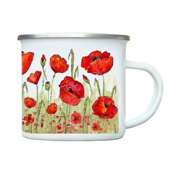 Cup of poppies