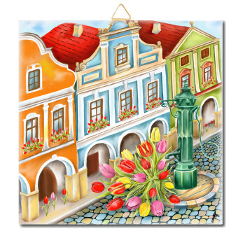 Telc-Tulpen - TV 7 15 x 15 cm