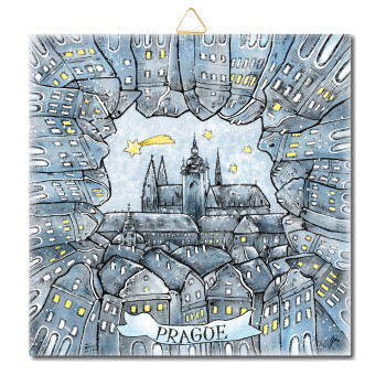 Prague winter - name - PV 8 15 x 15 cm
