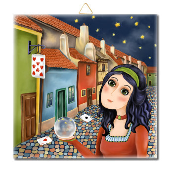 Golden Lane - Wahrsagerin - PV 14 15 x 15 cm