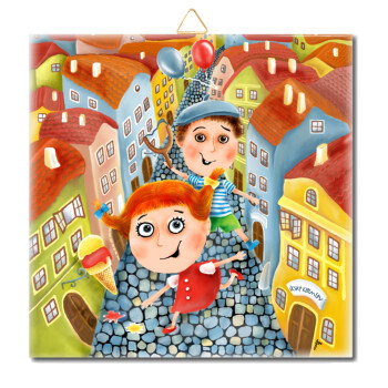 Kinder Sommer - CV 6 15 x 15 cm