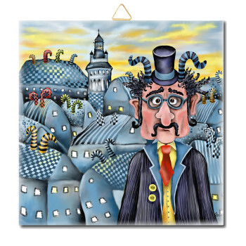 Čert Koumák - CV 21 15 x 15 cm
