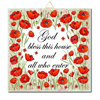 Gott segne dieses Haus - CV 34 15 x 15 cm