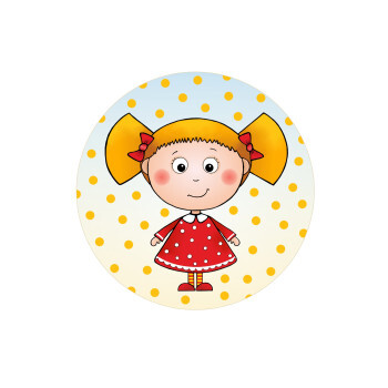 Sweet little girl - magnet 56 mm