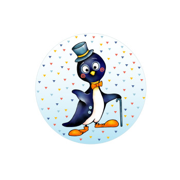 Pinguin-Pfannkuchen - Magnet 56 mm