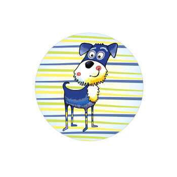 A puppy dog - pin 56 mm