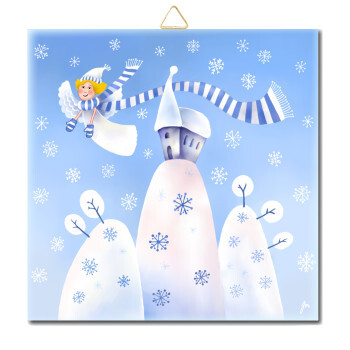 Winterschneeflocken - CV 58 15 x 15 cm