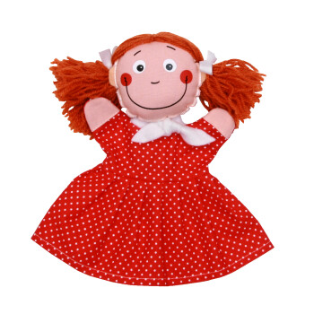 Puppy Redhead dots